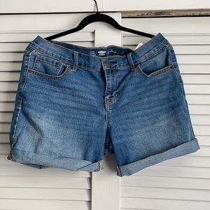 Denim shorts